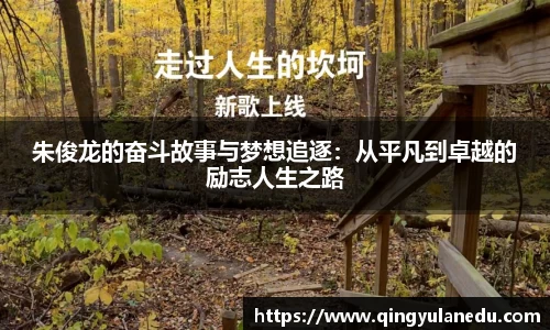 朱俊龙的奋斗故事与梦想追逐：从平凡到卓越的励志人生之路